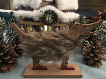 Weihnachtsdackel mit Fell